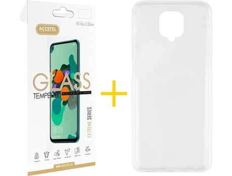 Kit Funda + Protector de Pantalla Xiaomi Mi 11 Lite 5G ACCETEL Liso 1 Transparente