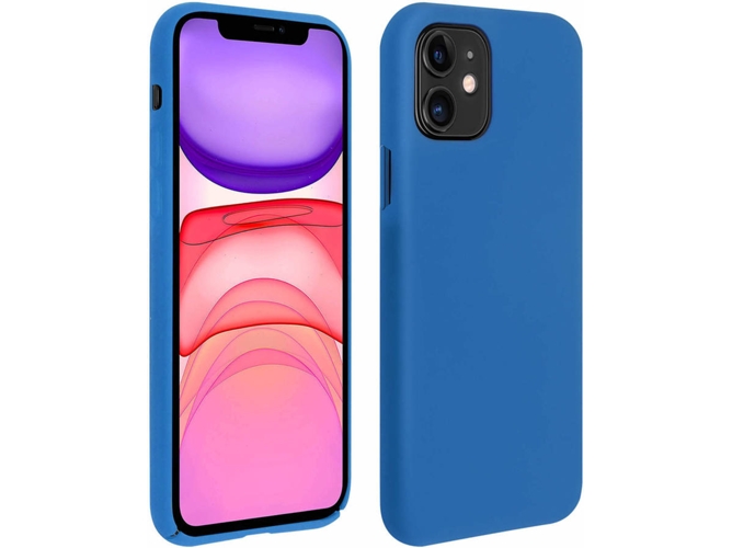 Funda iPhone 11 AVIZAR Silicona Azul
