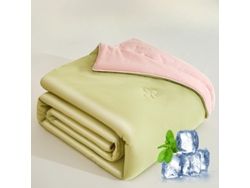 Manta Refrescante De Verano, Lavable Y Transpirable (verde Oliva/200x230cm) Gertiz