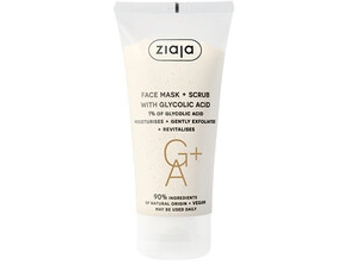 ZIAJA - Face Mask + Scrub Glycolic Acid - Peelingová maska s kyselinou glykolovou 55ml
