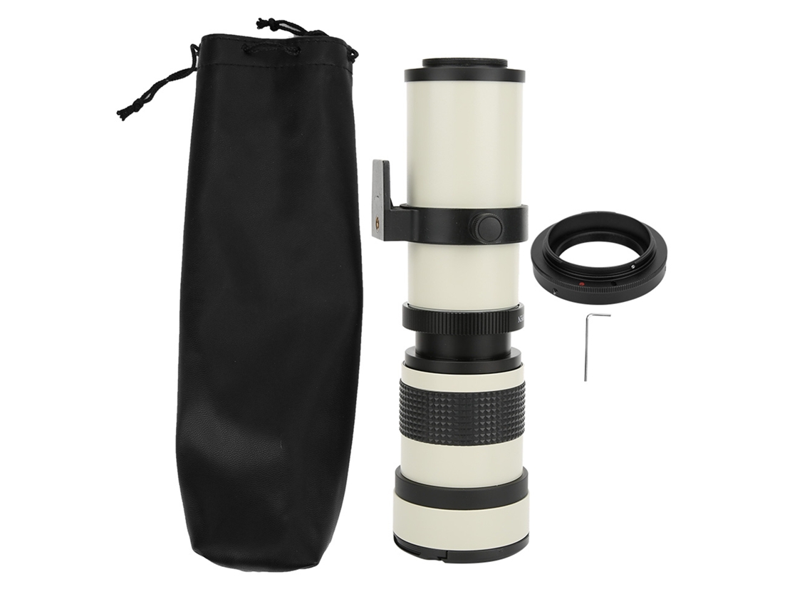 Lente De Enfoque Manual Zoom 420‑800mm Teleobjetivo Para Cámara