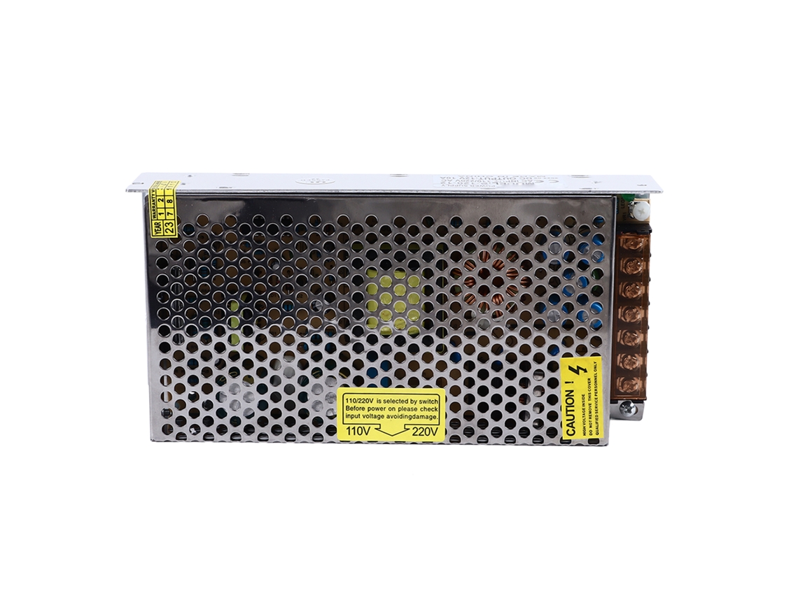 Fonte De Alimentação Chaveada 12v 10a 120w Com Proteção Contra Sobrecarga Para Fita Led Câmera