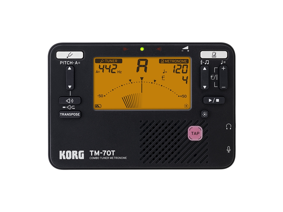 Cromatico Tm 70t Bk Afinador/metrónomo KORG