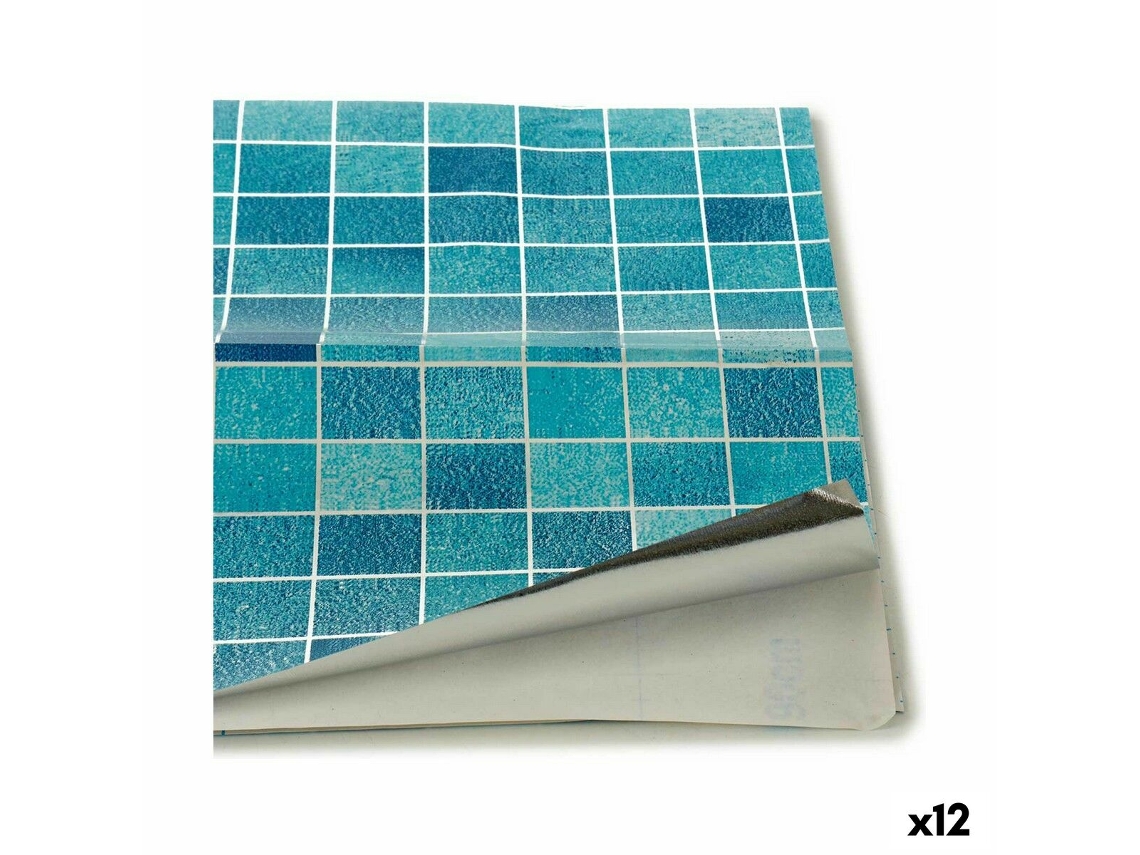 Papel adhesivo Cuadrados 60 x 90 x 1 cm (12 Unidades)