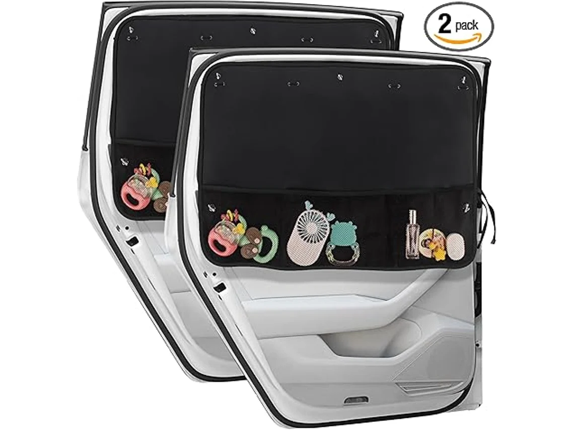 Protector solar para coche Siurn con protección antirreflejos y UV 01 (paquete de 2)
