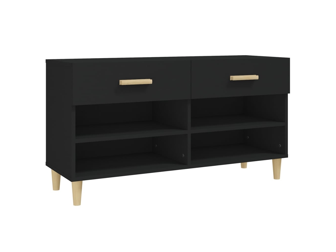 Zapatero 102x35x55 cm Derivados de Madera Negro MAISON EXCLUSIVE