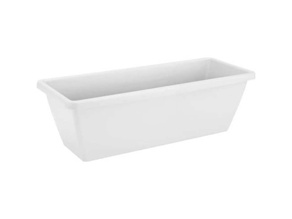 Elho 2054950 Jardinera con ventana Barcelona blanca 40 x 20 x 16 cm ELHO DAR ESPACIO A LA NATURALEZA