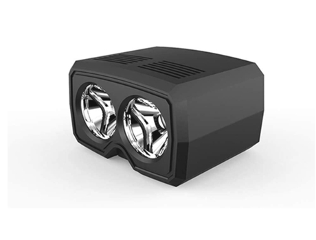 Juego de luces para bicicleta Super brillante Juego de luces para bicicleta Luz para bicicleta Impermeable USB Recargable M-Negro ENZONS