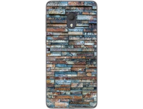 Carcasa Alcatel 1C (2019) TUMUNDOSMARTPHONE Ladrillo 05 Multicolor