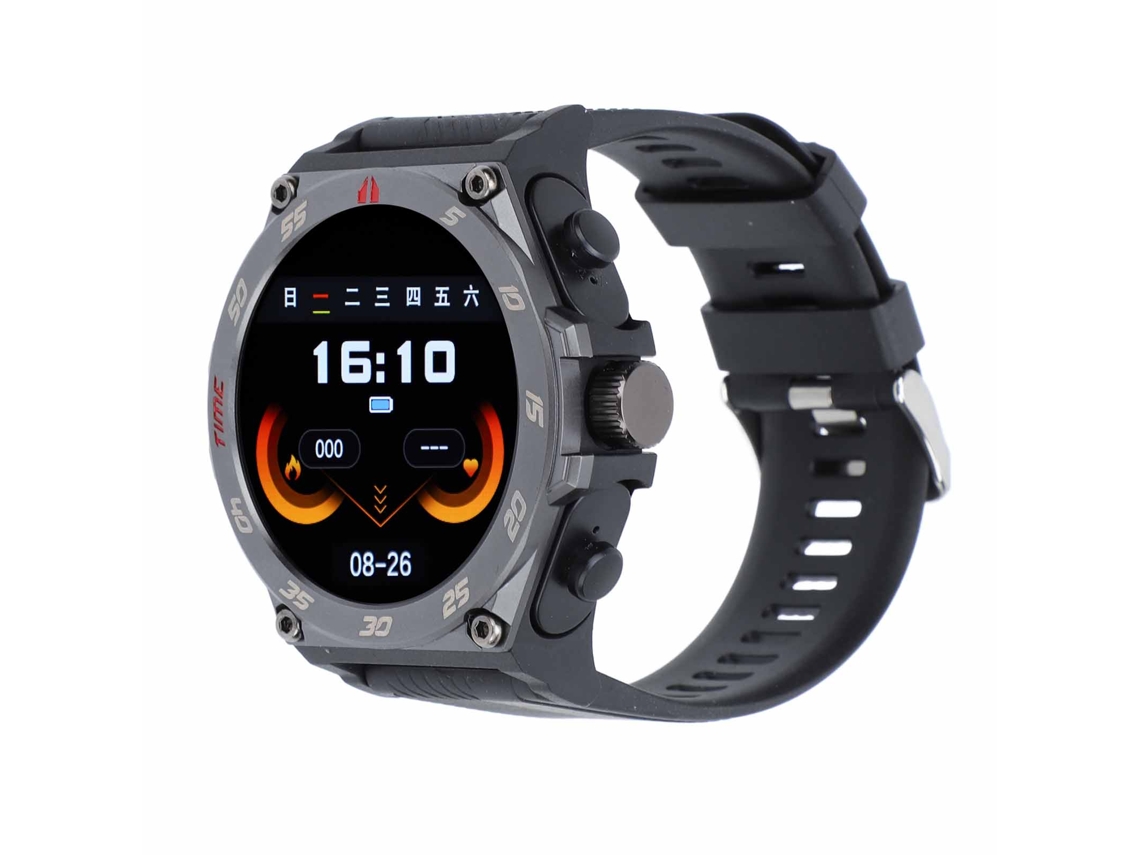 Reloj inteligente Baoj de 1,53 pulgadas con auriculares, llamadas Bluetooth y función de seguimiento de actividad física.