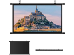 Pantalla De Proyección De 30", 40", 50", 60" Y 70", Plegable Manualmente, Antiarrugas, Para Cine En Casa,
