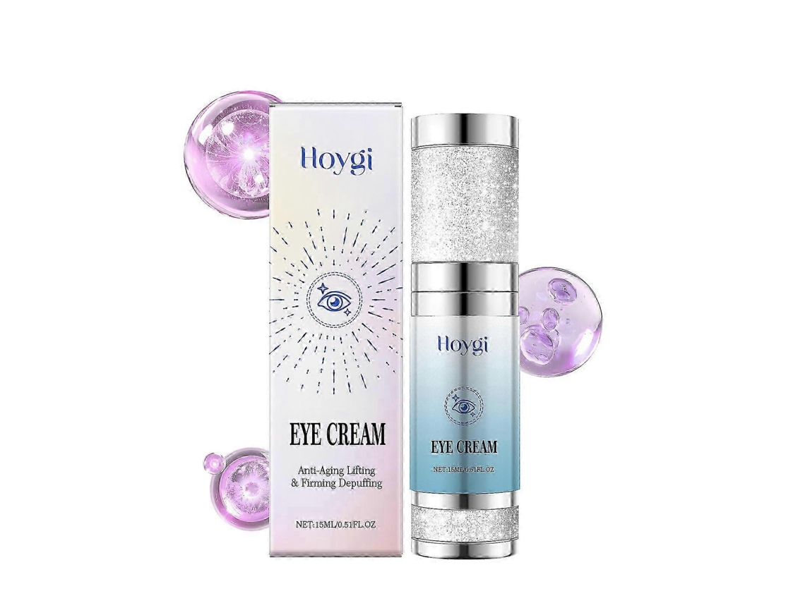 Crema antienvejecimiento para ojos que combate las arrugas, reduce las líneas finas e hidrata, reafirma y levanta la piel alrededor de los ojos con masajes.