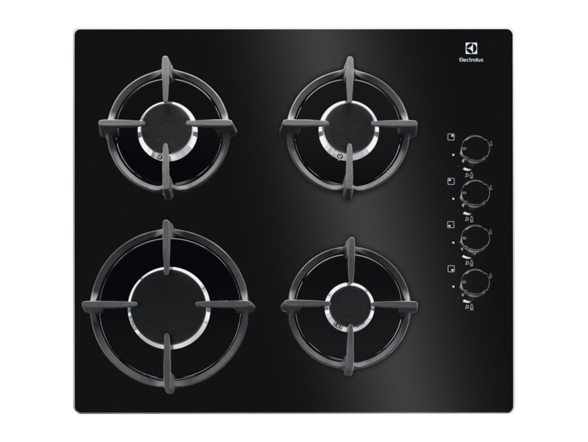 Placa de Gas ELECTROLUX KGG6407K (Gas Natural - 58 cm - Negro)
