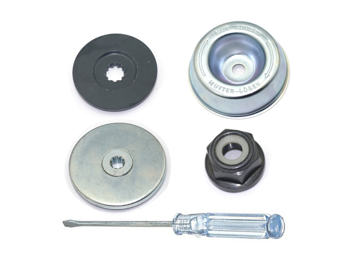 Kit de 5 cuchillas para Stihl FS75, FS76, FS80, FS83, FS85, FS87, FS90, FS91, FS94, FS100, FS110, FS111, FS120, FS130, FS131, FS200 y FS235 Lahdek