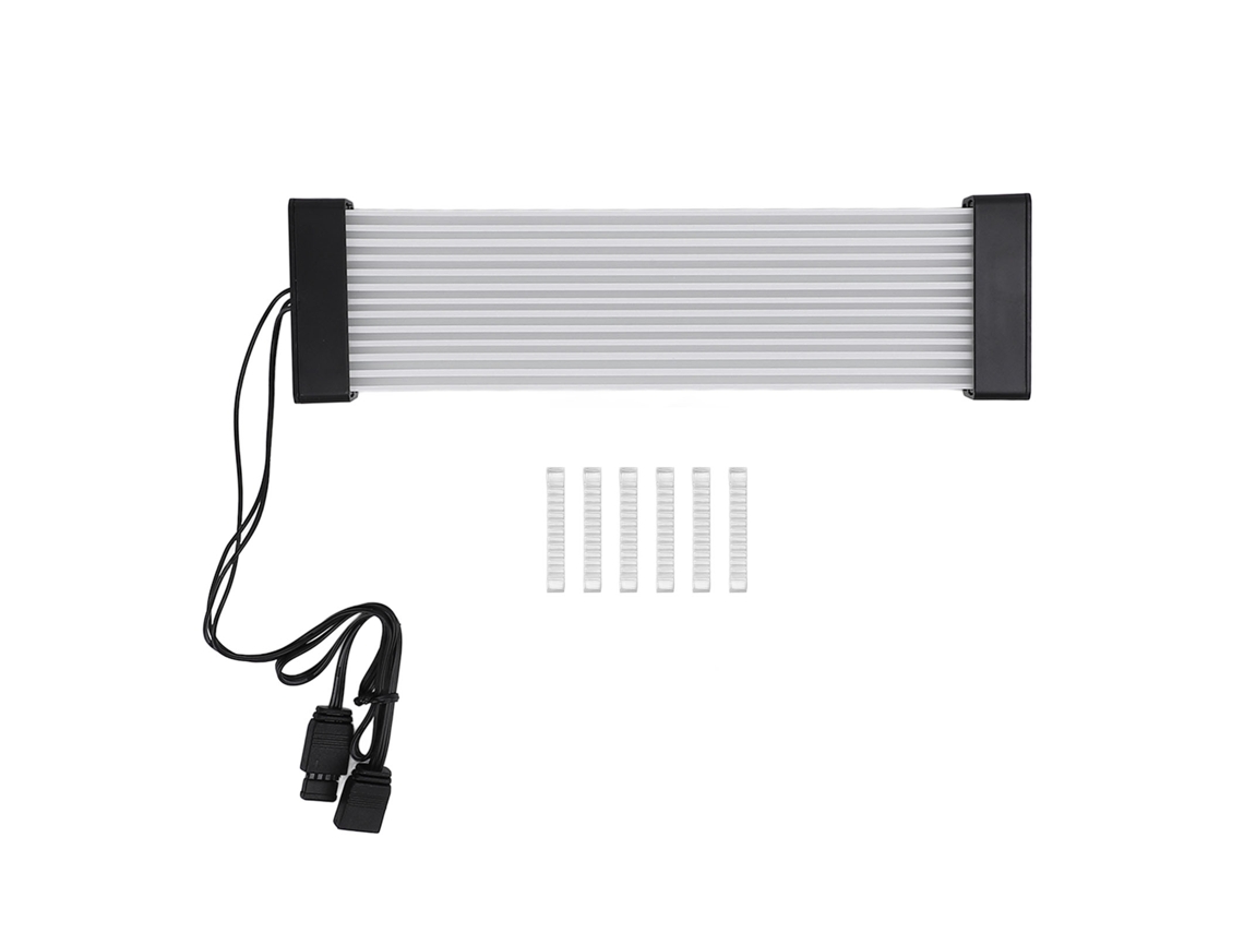 Kit De Cables De Extensión Para Fuente De Alimentación De 24 Pines Y 205 Mm, De Silicona, 5 V, Argb Sync, Con Peines Para Cables, Para Placa Base Y Tarjeta Gráfica.