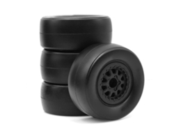 Neumáticos De Goma Hexagonales De 12 Mm Para Coche Teledirigido, 4 Unidades Para Trax4 Slash 1/10 Rc