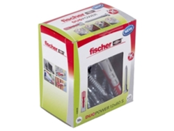 Taco Duopower Totalmente Material 12x60 Mm Con Tornillos Caja Con 10 Unidades Fischer