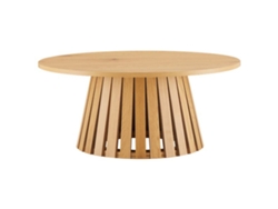 LIV Mesa de centro redonda 80cm de estilo escandinavo HAPPY GARDEN