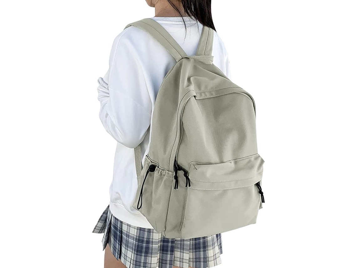 Mochila escolar para mujer, mochila de viaje informal, compatible con portátiles de 14 pulgadas, ligera y repelente al agua, para adolescentes, mujeres, hombres y universidades.