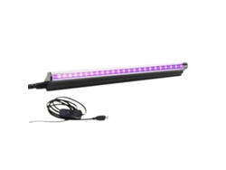 Luz LED UV portátil negra 2026 para fiestas y escenarios, tubo de luz UV con conexión USB Plug and Play.