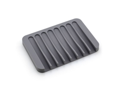 2026-2 Piezas De Soporte Para Jabón, Platos De Jabón De Silicona Premium Para Ducha Y Baño (gris)