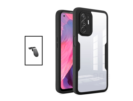 Funda Proteção Frente Verso para Oppo Oppo F19 Pro 5G GIFT4ME Negro