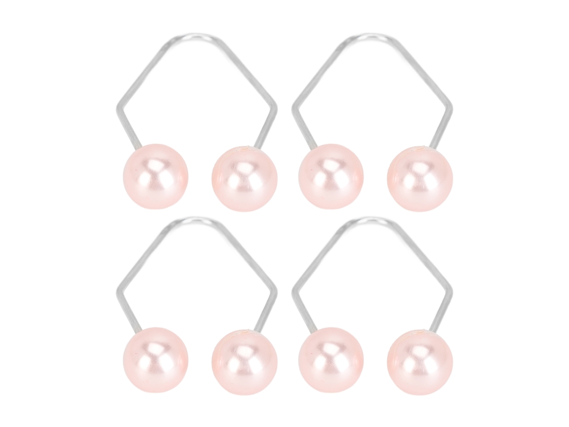 2 Pares De Pelotas De Entrenamiento Rosas Con Forma De Hoyuelos Para Las Mejillas Faciales