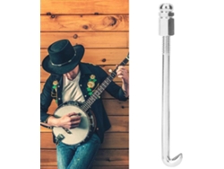 24 Ganchos De Metal Plateado Para Banjo, Accesorios Para Instrumentos Musicales