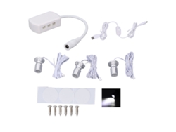 2026-luz De Spot Led Mini 5v Usb Regulable Para Vitrinas, Joyería Y Gabinetes Luz Blanca Plateada