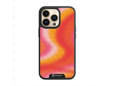 Funda Móvil Oficial Protector para iPhone 14 Pro PHONECASES3D Piel Sintética Negro