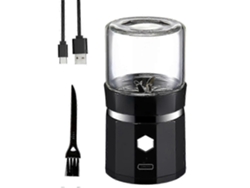Mini picadora eléctrica portátil Rosewell para vainilla, recargable por USB, con cepillo de limpieza para hierbas