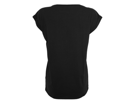 Camiseta para Mujer MISTER TEE (L - Algodón - Negro)