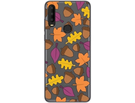 Carcasa Alcatel 3X 2020 TUMUNDOSMARTPHONE Dibujos Transparente Multicolor