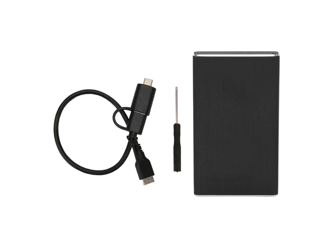 Caja Externa Msata A Usb 3.0 6gbps Uasp Plug And Play Indicador Led Micro Usb Para Ssd Msata Negro
