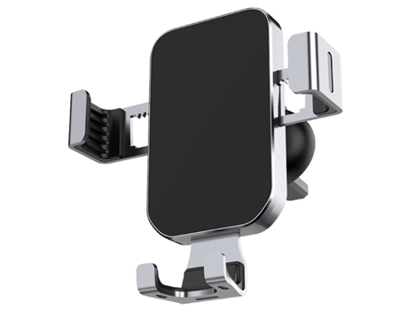 Soporte para teléfono con ventilación de automóvil para teléfono inteligente, iPhone, soportes para automóvil universales (blanco) BISBISOUS