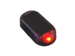 Alarma De Coche Falsa Con Energía Solar, Iluminación Led, Sistema De Seguridad Simulado, Protección Antirrobo Y Luces Intermitentes, Decorac