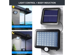 Aplique solar de pared exterior impermeable con sensor, modelo 2026, ideal para balcón, jardín, patio, garaje y cobertizo.