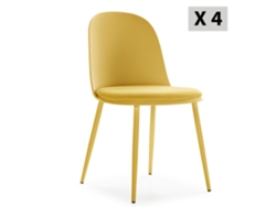 Conjunto de 4 Cadeiras Kana Mostarda VS VENTA-STOCK 45 x 51 x 83