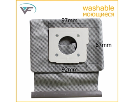 Bolsa de aspiradora con filtro Hepa, bolsas de limpiador para polvo, lavables para Lg V-743Rh V-2800Rh V-2800Rb V-2800Ry