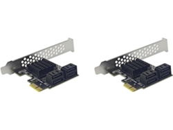 Tarjeta De Expansión De 2 Puertos Sata3.0 A Pci-e4, Adaptador De 6g 88se9215