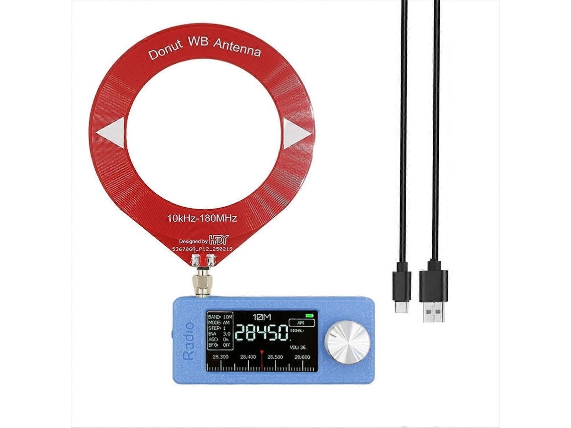 Receptor de radio mini GOKOCO Si4732 10 kHz 180 MHz portátil de banda completa HF SW MW VHF AM FM
