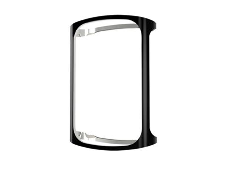 Capa protetora de relógio com protetor de tela para Fitbit Charge 6 Charge 5 Negro