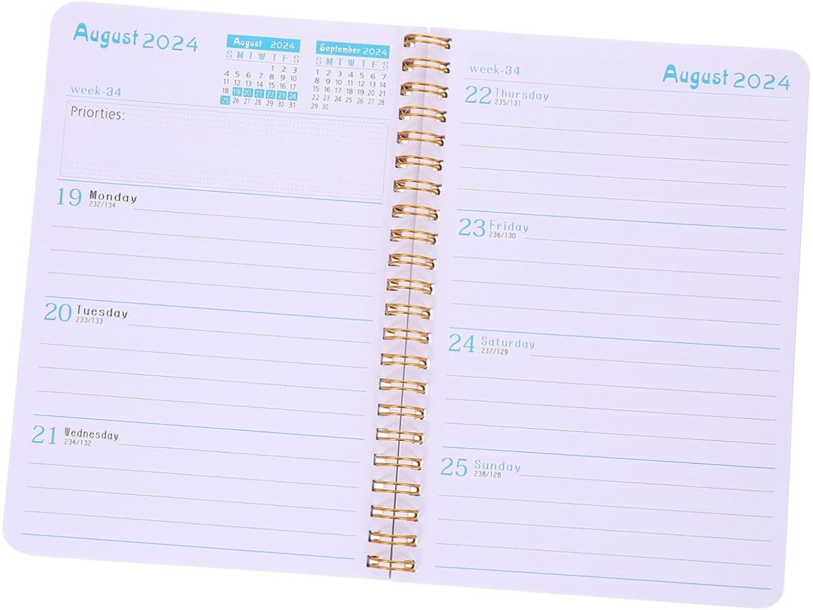 Agenda, cuaderno, diario escolar, agendas portátiles para estudiantes, cuaderno SFUSHOS