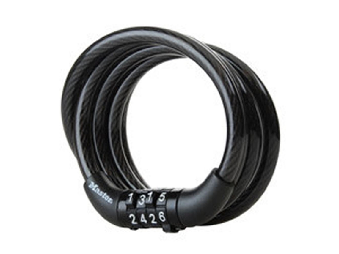 MASTER LOCK Candado para bicicleta de 4 dígitos con cable