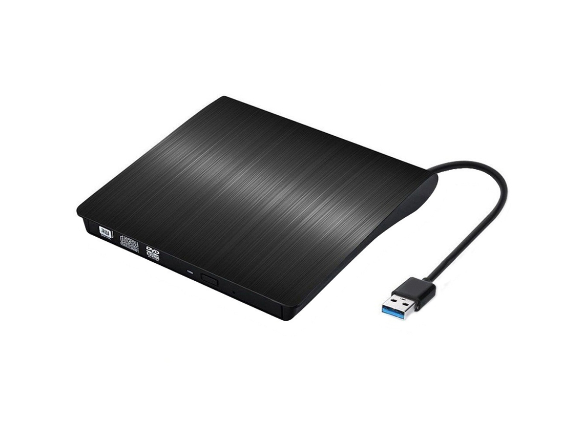 Unidad de CD externa portátil USB 3.0 de alta velocidad, grabadora de DVD/CD ROM, Plug and Play, chrui