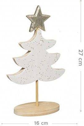 Decorativo Navidad Madera 16x8x27 hogar y