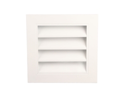 Rejilla De Ventilación Para Cobertizo De Aleación De Aluminio De 25x25 Cm, Impermeable, Con Cubierta Para Pared Y Techo.