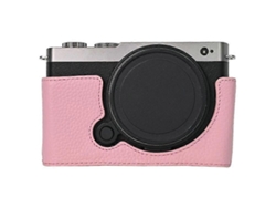 Estuche de cuero genuino compatible con la cámara Panasonic Lumix S9, batería fácil de reemplazar Facpoet