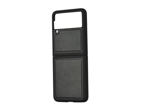 Funda protectora para teléfono compatible con Samsung Galaxy Z Flip 3 Slim Case Hard PC a prueba de golpes negro