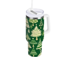 Árbol Navidad Vaso Botella Taza Acero Inoxidable - Vaso Térmico Portátil